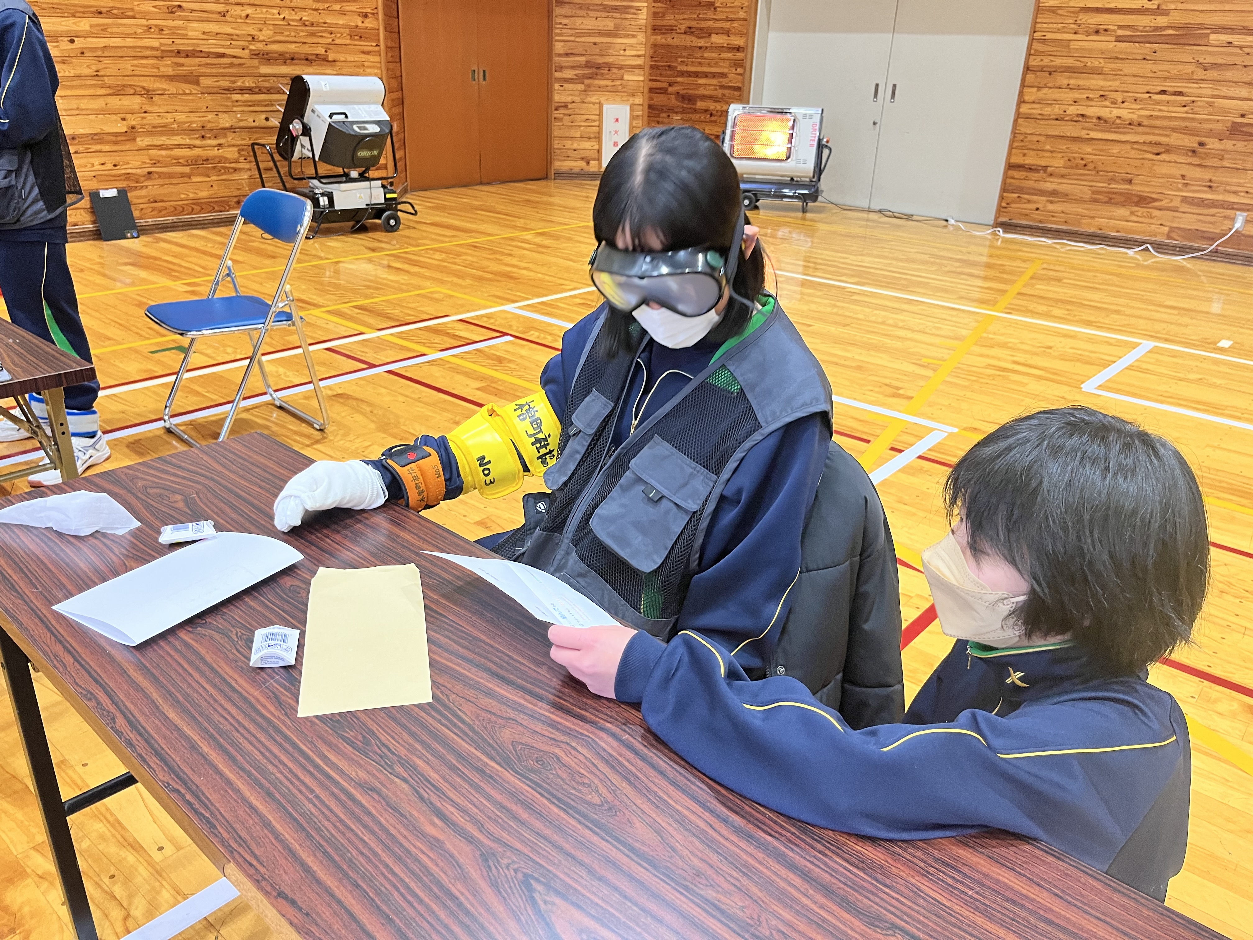 開田中学校で福祉体験学習を行いました | 社会福祉法人 木曽町社会福祉